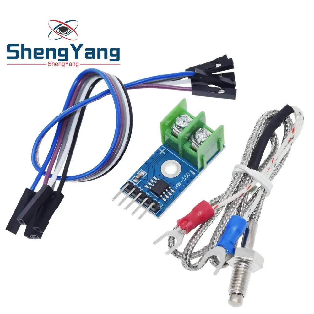 1pcs MAX6675 Module + K Type Thermocouple Thermocouple Senso Temperature Degrees Module for arduino
1pcs MAX6675 Module + K Type Thermocouple Thermocouple Senso Temperature Degrees Module for arduino