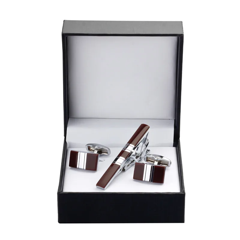C-MAN Classic styles Luxury Men Cufflink and Tie Clip Set red Tie Clips Set Brand black Business Shirt Cuff Links Bar Set 
C-MAN Classic styles Luxury Men Cufflink and Tie Clip Set red Tie Clips Set Brand black Business Shirt Cuff Links Bar Set