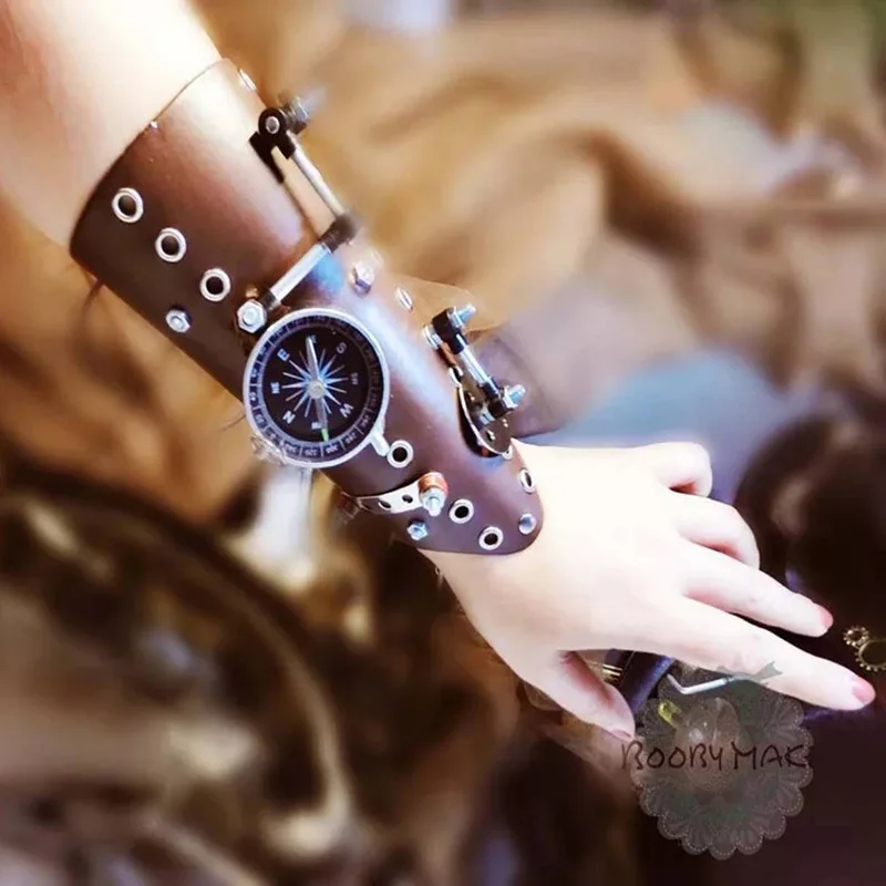 Steampunk Warrior Medieval Armor Glove Cosplay Renaissance Knights Wide Cuffs Bracers Halloween Costumes Punk Style Accessory
Steampunk Warrior Medieval Armor Glove Cosplay Renaissance Knights Wide Cuffs Bracers Halloween Costumes Punk Style Accessory