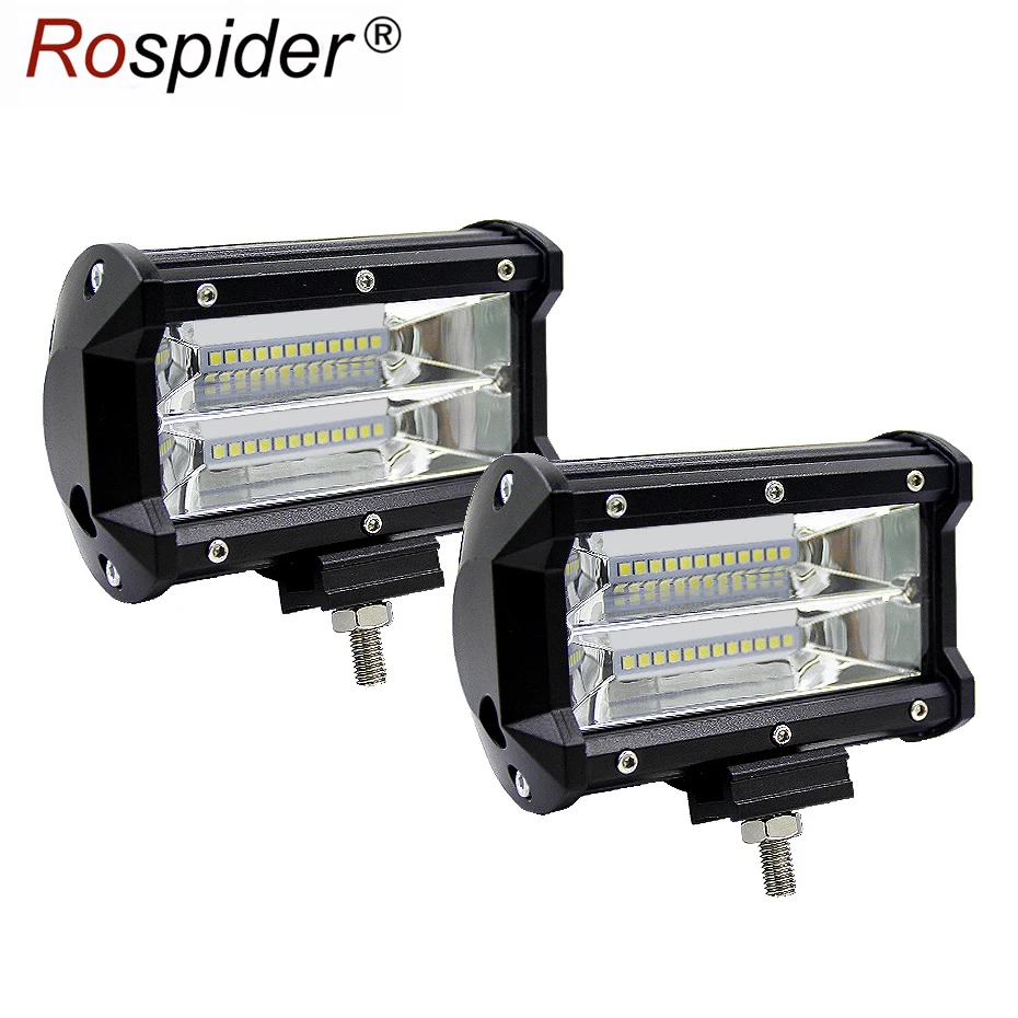 Rospider Led Work Light Bar Headlight W03 for Jeep Offroad Car Truck Tractor Boat Trailer 5 inch SUV ATV Spot Flood Top 72W
Rospider Led Work Light Bar Headlight W03 for Jeep Offroad Car Truck Tractor Boat Trailer 5 inch SUV ATV Spot Flood Top 72W