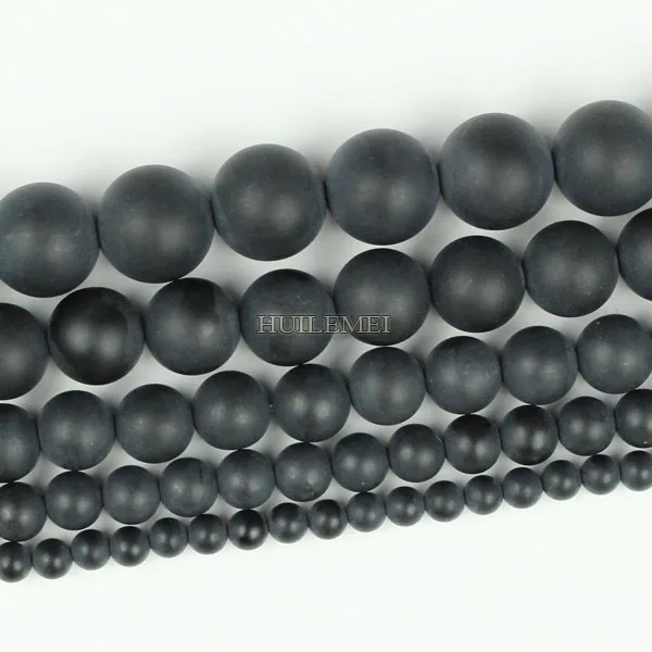 Natural Stone Black Polish Matte Onyx Agates Round Loose Beads 15" Strand 4 6 8 10 12 14 MM Pick Size For DIY Jewelry Making
Natural Stone Black Polish Matte Onyx Agates Round Loose Beads 15" Strand 4 6 8 10 12 14 MM Pick Size For DIY Jewelry Making