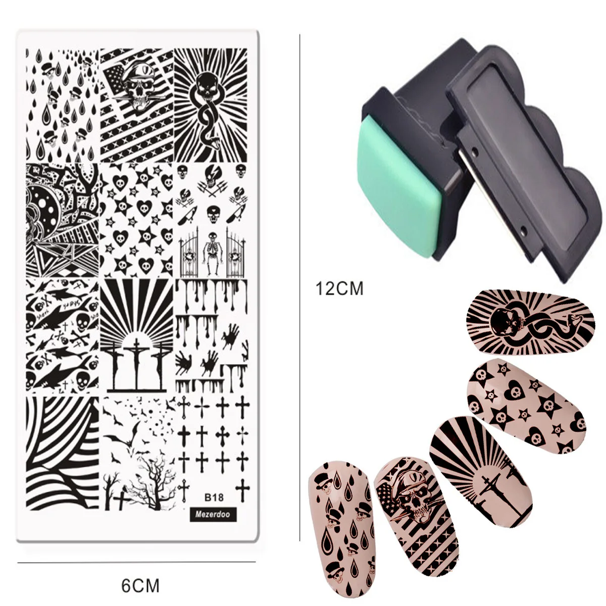 Pro Rectangular Nail Stamper Scraper Set Cross Line Pattern Nail Art Stamp Plates Transfer DIY Polish Tools Nail Decoration Kits
Pro Rectangular Nail Stamper Scraper Set Cross Line Pattern Nail Art Stamp Plates Transfer DIY Polish Tools Nail Decoration Kits