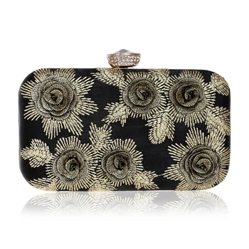 New Printed Gold Embroidery Floral Evening Bag Vintage Chain Shoulder Messenger Bag Clutch Lady Party Dinner Wedding Handbags
New Printed Gold Embroidery Floral Evening Bag Vintage Chain Shoulder Messenger Bag Clutch Lady Party Dinner Wedding Handbags