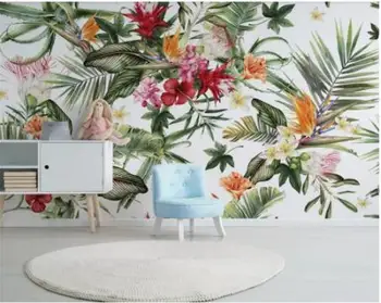 Personal silk material 3d wallpaper tropical rainforest plant cactus flowers Modern home interior decoration wallpaper
Personal silk material 3d wallpaper tropical rainforest plant cactus flowers Modern home interior decoration wallpaper