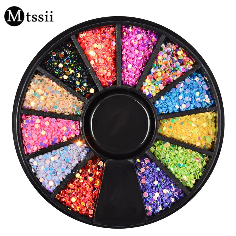 Mtssii 1 Box 1mm Mixed Color 3D Nail Decoration Colorful Round Wafer Decoration In Wheel DIY Manicure Nail Art Accessories
Mtssii 1 Box 1mm Mixed Color 3D Nail Decoration Colorful Round Wafer Decoration In Wheel DIY Manicure Nail Art Accessories
