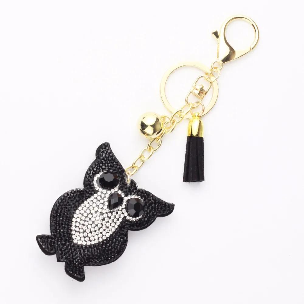 Fashion Car Play 8 Colors Full Crystal Rhinestone Owl Key Chain Golden Chain Keychain Bag Car Hanging Pendant Jewelry
Fashion Car Play 8 Colors Full Crystal Rhinestone Owl Key Chain Golden Chain Keychain Bag Car Hanging Pendant Jewelry