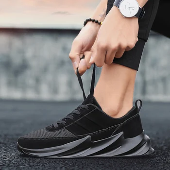 Men Running Shoes Lace Up Breathable Comfortable Sneakers Outdoor Walking Footwear Athletic Shoe Light Male Shoe Size 39-46
Men Running Shoes Lace Up Breathable Comfortable Sneakers Outdoor Walking Footwear Athletic Shoe Light Male Shoe Size 39-46