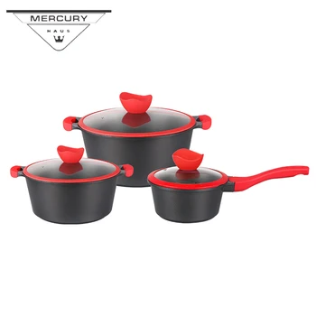 6PCS Non-stick Cast Aluminum Kitchen Cooking Casserole Frypan Pot Cookware Sets Kitchenware Sets with Marble Coating
6PCS Non-stick Cast Aluminum Kitchen Cooking Casserole Frypan Pot Cookware Sets Kitchenware Sets with Marble Coating