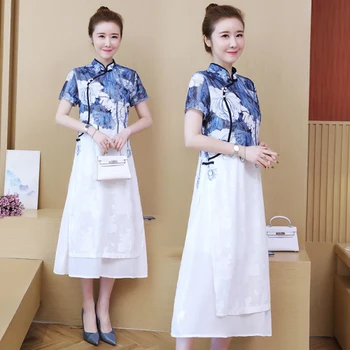 Plus Size Dresses For Women 4xl 5xl Chinese Style Vestidos De Fiesta De Noche Loose Dress For Women Robe Femme Women's Dresses
Plus Size Dresses For Women 4xl 5xl Chinese Style Vestidos De Fiesta De Noche Loose Dress For Women Robe Femme Women's Dresses