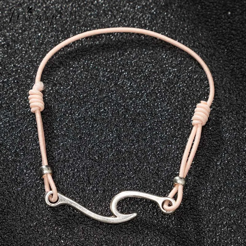 Jisensp New Arrival Simple Wave Charm Bracelet Surf Bracelet Ocean Rope Bangles Summer Beach Jewelry for Women Men Surfing Gift
Jisensp New Arrival Simple Wave Charm Bracelet Surf Bracelet Ocean Rope Bangles Summer Beach Jewelry for Women Men Surfing Gift