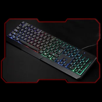 New 7-Color Colorful Backlight Keyboard USB Wired Gaming Keypad for Desktop Laptop Computer DOM668
New 7-Color Colorful Backlight Keyboard USB Wired Gaming Keypad for Desktop Laptop Computer DOM668