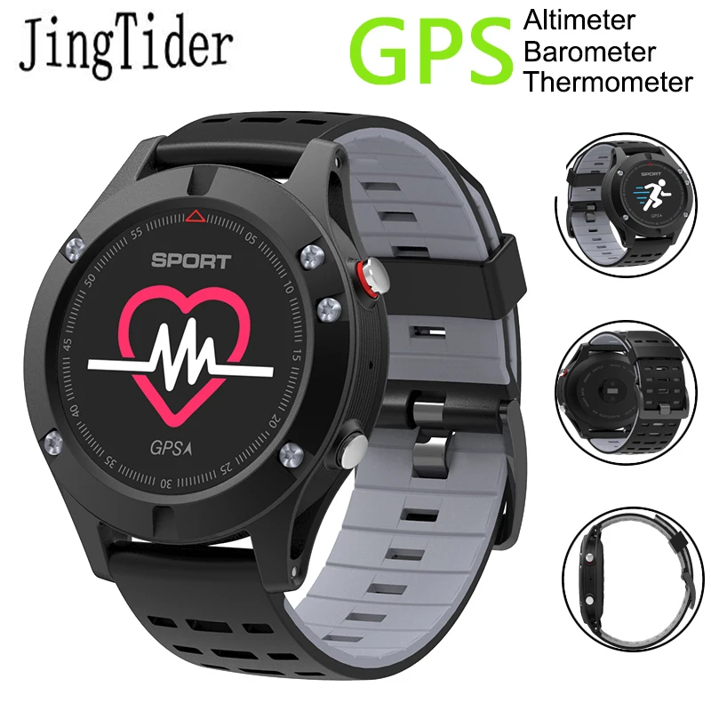 Outdoor Sport Smart Watch Bluetooth F5 Heart Rate Monitor Wristwatch Thermometer Altimeter Barometric Pressure For IOS Android 
Outdoor Sport Smart Watch Bluetooth F5 Heart Rate Monitor Wristwatch Thermometer Altimeter Barometric Pressure For IOS Android