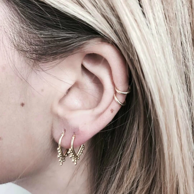 New Popular Earrings Sets Fashion Simple Personality Golden Combination Suit Stud Earrings For Woman Selling Jewelry Wholesale
New Popular Earrings Sets Fashion Simple Personality Golden Combination Suit Stud Earrings For Woman Selling Jewelry Wholesale