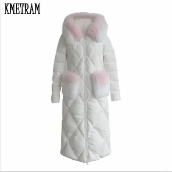 KMETRAM New Winter Jacket Women Large Fur Collar Padded Cotton Warm Jacket Winter Coat Women Parka Casacos de inverno feminino
KMETRAM New Winter Jacket Women Large Fur Collar Padded Cotton Warm Jacket Winter Coat Women Parka Casacos de inverno feminino