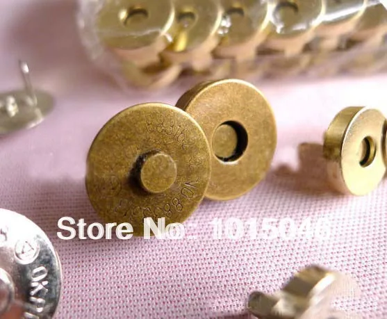 100 Sets 14mm Bronze Magnetic Snaps Metal Button Clasp Fastener For Bag Purse Craft
100 Sets 14mm Bronze Magnetic Snaps Metal Button Clasp Fastener For Bag Purse Craft