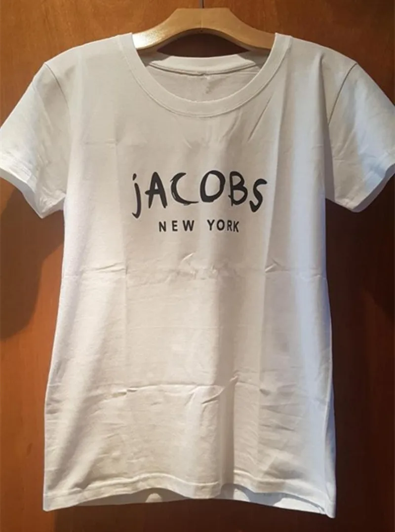 Brand New Fashion JACOBS Women Funny T Shirts Lady Short Sleeve Tops Casual tshirts Tumblr clothes Female Tee Dropshipping
Brand New Fashion JACOBS Women Funny T Shirts Lady Short Sleeve Tops Casual tshirts Tumblr clothes Female Tee Dropshipping