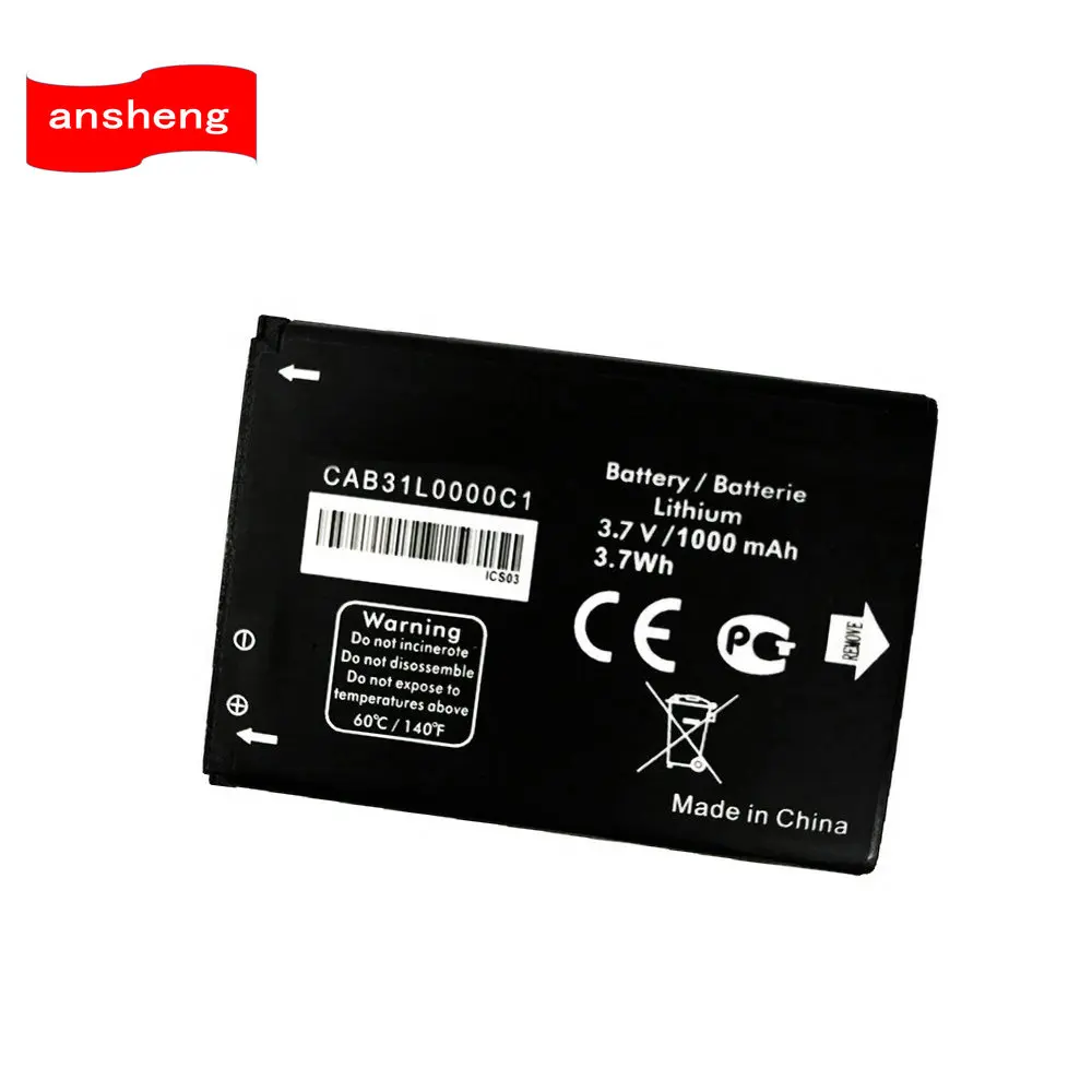 High Quality CAB31L0000C1 CAB31L0000C2 battery for Alcatel i808 TCL T66 A890 One Touch 282/813/890D/891/979/304 Mobile Phone
High Quality CAB31L0000C1 CAB31L0000C2 battery for Alcatel i808 TCL T66 A890 One Touch 282/813/890D/891/979/304 Mobile Phone