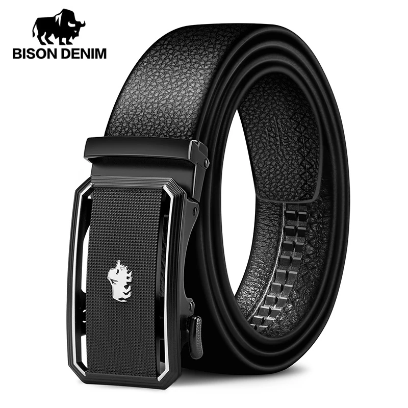 BISON DENIM Luxury Business Male Automatic Belts Fashion Leather Belt Casual Automatic Buckle Designer Men Black Belt N71434
BISON DENIM Luxury Business Male Automatic Belts Fashion Leather Belt Casual Automatic Buckle Designer Men Black Belt N71434