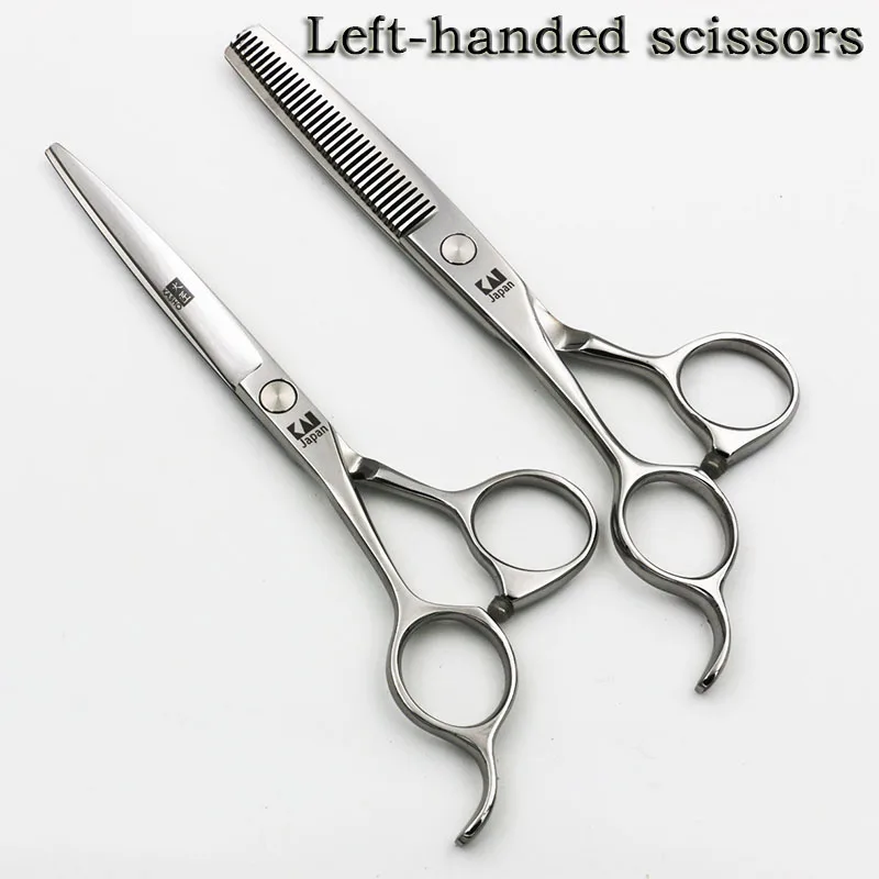 6 inch Left-handed scissors KASHO Professional Hair dressing scissors set Cutting+Thinning Barber shears High quality
6 inch Left-handed scissors KASHO Professional Hair dressing scissors set Cutting+Thinning Barber shears High quality