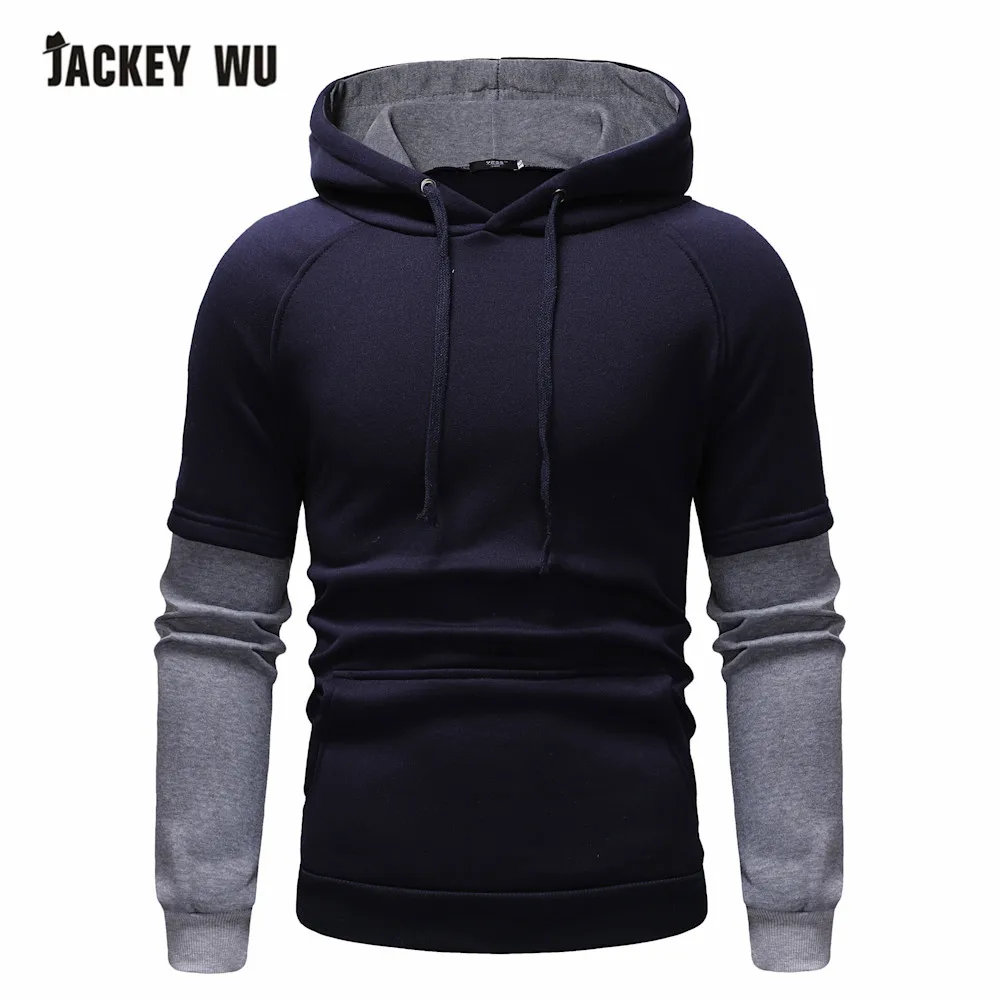 JACKEYWU Brand Men's Hoodies 2019 Fashion Korean Contrast Color Fake Two Pieces Pullover Casual Sweatshirt Hip Hop Streetwear
JACKEYWU Brand Men's Hoodies 2019 Fashion Korean Contrast Color Fake Two Pieces Pullover Casual Sweatshirt Hip Hop Streetwear