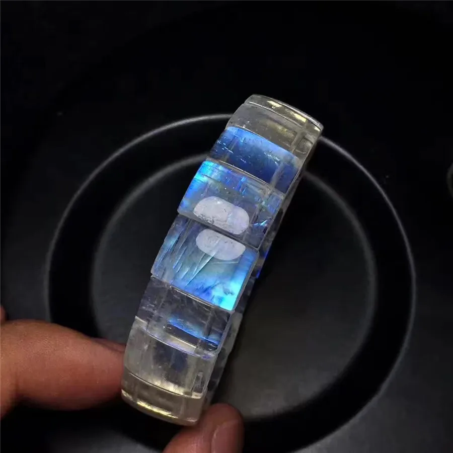 Genuine Natural Blue Light Moonstone Rectangle Beads Healing Stone Woman Bracelet AAAA
Genuine Natural Blue Light Moonstone Rectangle Beads Healing Stone Woman Bracelet AAAA