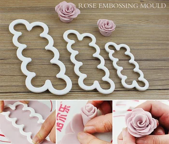 3pcs Cake Gumpaste Sugarcraft Easiest Rose Ever cutter Cookie Cutter Fondant Decorating Tool Sugarcraft Rose Flower
3pcs Cake Gumpaste Sugarcraft Easiest Rose Ever cutter Cookie Cutter Fondant Decorating Tool Sugarcraft Rose Flower