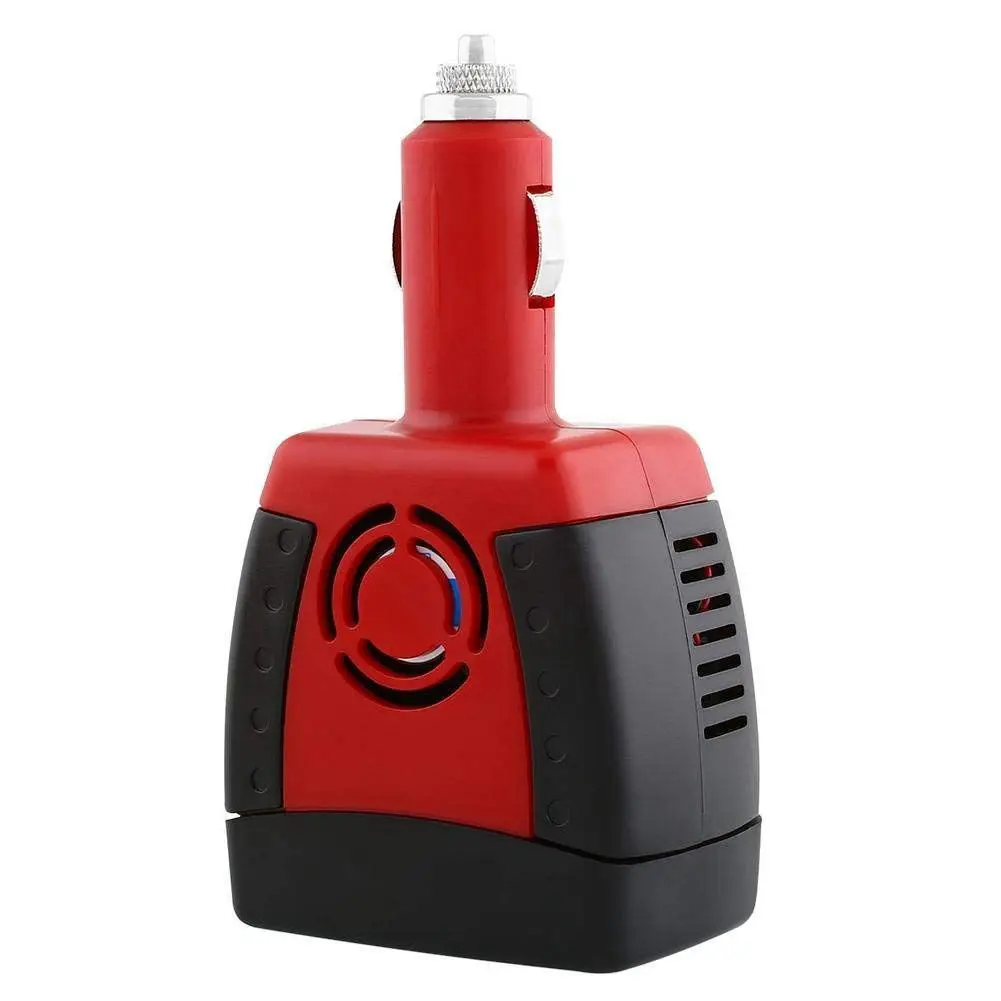 150W Power Inverter DC 12V to AC 220V Car Outlet Voltage Adapterwith 0.5A USB Charging Ports
150W Power Inverter DC 12V to AC 220V Car Outlet Voltage Adapterwith 0.5A USB Charging Ports