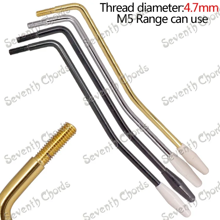 1 Pcs Screw-in Electric Guitar Single Tremolo Arm Whammy Bar Thread diameter 4.7mm (M5) 6 colour can choose
1 Pcs Screw-in Electric Guitar Single Tremolo Arm Whammy Bar Thread diameter 4.7mm (M5) 6 colour can choose