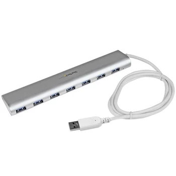 StarTech.com 7-Port Compact USB 3.0 Hub with Built-in Cable, USB 3.2 Gen 1 (3.1 Gen 1) Type-A, USB 3.2 Gen 1 (3.1 Gen 1) Type-A,
StarTech.com 7-Port Compact USB 3.0 Hub with Built-in Cable, USB 3.2 Gen 1 (3.1 Gen 1) Type-A, USB 3.2 Gen 1 (3.1 Gen 1) Type-A,