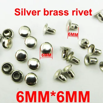 1000PCS 6MM*6mm silver brass RIVET buttons sewing clothes accessorY handbag rivets fits MR-005A
1000PCS 6MM*6mm silver brass RIVET buttons sewing clothes accessorY handbag rivets fits MR-005A