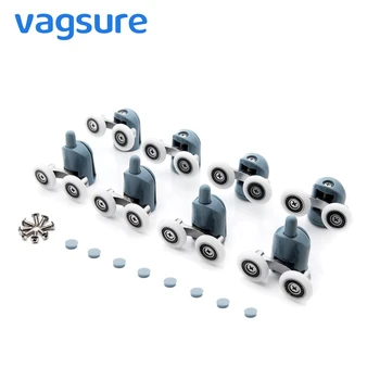 Vagsure 4pcs-8pcs/set ABS Chromed Zinc-Alloy Double Pop Up Shower door Pulleys Runner Wheel Sliding Shower Door Bearing Rollers
Vagsure 4pcs-8pcs/set ABS Chromed Zinc-Alloy Double Pop Up Shower door Pulleys Runner Wheel Sliding Shower Door Bearing Rollers