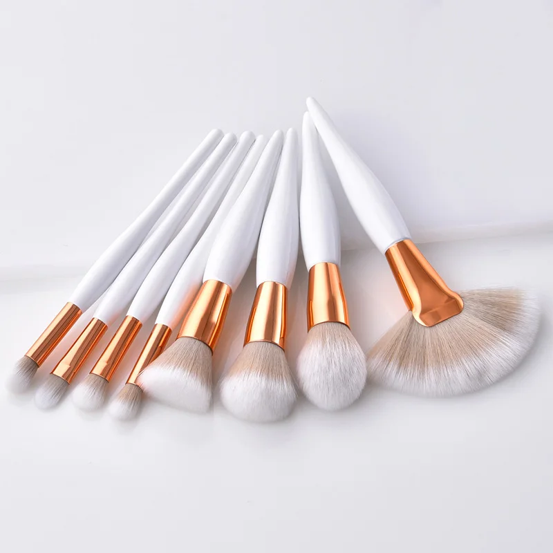8pcs Makeup Brushes Set Soft Powder Blush Foundation Eyeshadow Brushes Wood Handle Black White Cosmetic Brush Set Kit
8pcs Makeup Brushes Set Soft Powder Blush Foundation Eyeshadow Brushes Wood Handle Black White Cosmetic Brush Set Kit