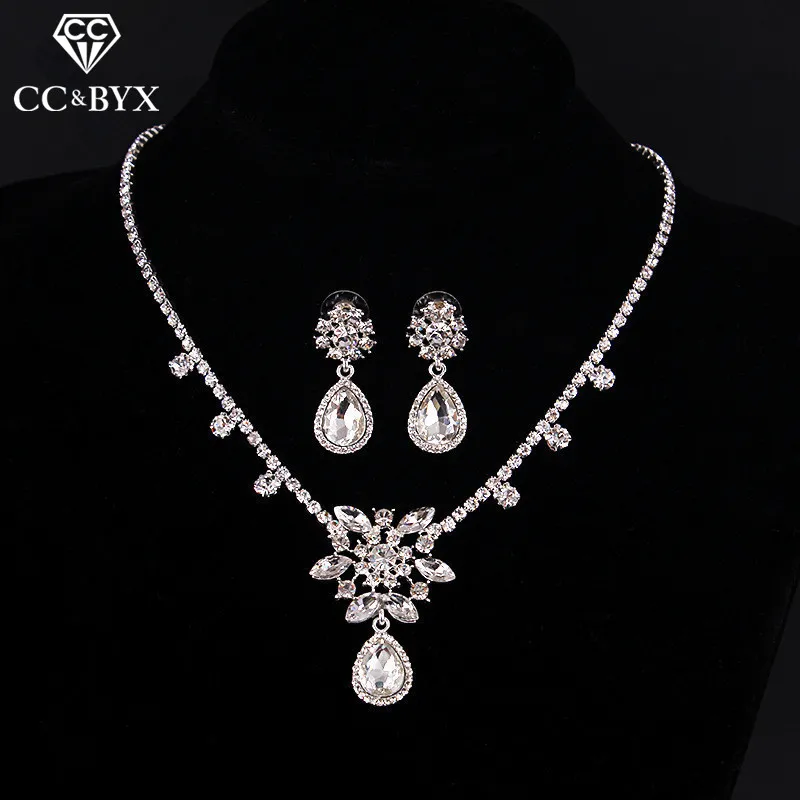 AAA Water drop austrian crystal necklace earrings sets for women fashion wedding jewery sets gift bijoux D001
AAA Water drop austrian crystal necklace earrings sets for women fashion wedding jewery sets gift bijoux D001