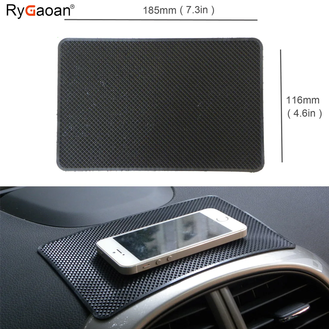 RyGaoan Universal 18.5*11.6cm ( 7.3*4.6in ) Car Dashboard Magic Anti Slip Mat Non-slip Sticky Pad Key Cellphone mobile Glassess
RyGaoan Universal 18.5*11.6cm ( 7.3*4.6in ) Car Dashboard Magic Anti Slip Mat Non-slip Sticky Pad Key Cellphone mobile Glassess