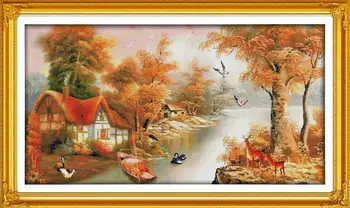 Landscape Their Homes!! DIY 11CT 14CT Counted Cross Stitch Sets Kit For Needlework Embroidery Knitting Needles Sewing Wholesale
Landscape Their Homes!! DIY 11CT 14CT Counted Cross Stitch Sets Kit For Needlework Embroidery Knitting Needles Sewing Wholesale