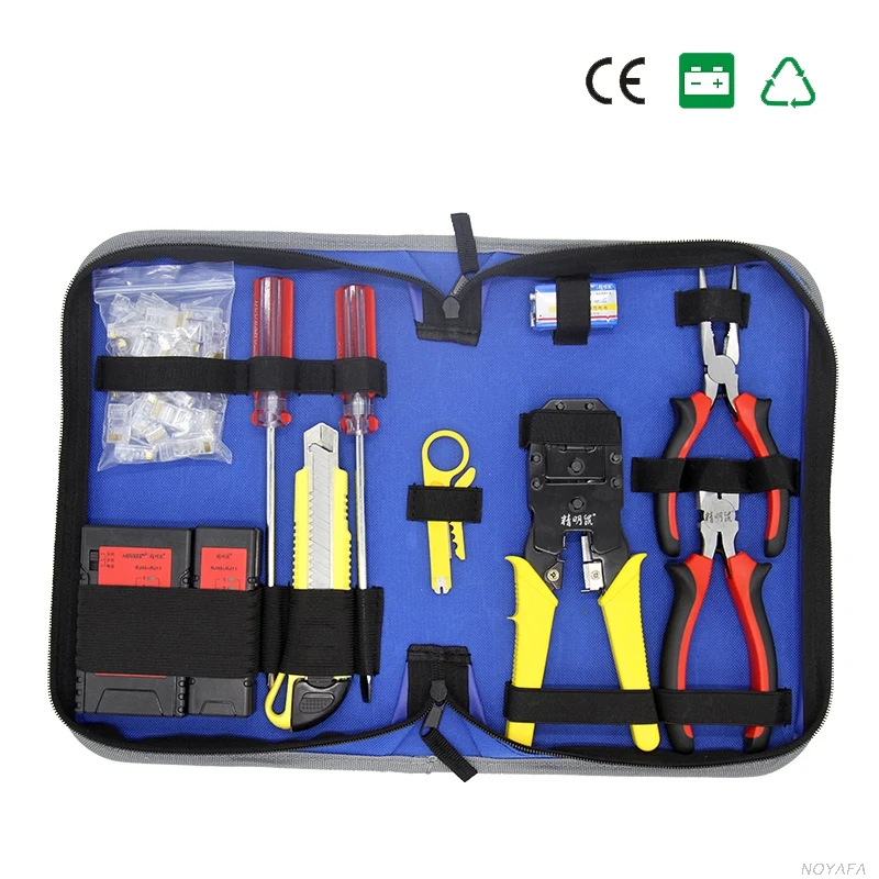 NOYAFA NF-1304 Network Cable Repair Tool Kit Professional Crimping 8P 4P 6P Crystal Head Rj45 Rj11 Cat5 Cat6 LAN Wire Tester
NOYAFA NF-1304 Network Cable Repair Tool Kit Professional Crimping 8P 4P 6P Crystal Head Rj45 Rj11 Cat5 Cat6 LAN Wire Tester