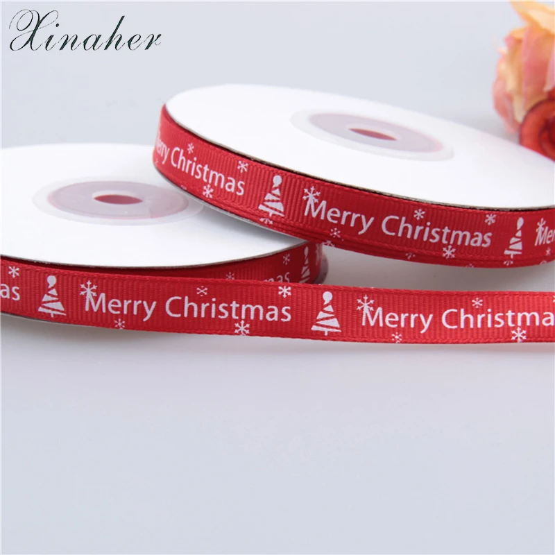 XINAHER 10mm 25Yards grosgrain Ribbon Printed MerryChristmas For Christmas DIY Crafts Gift Packing Belt Sewing Accessories 3/8"
XINAHER 10mm 25Yards grosgrain Ribbon Printed MerryChristmas For Christmas DIY Crafts Gift Packing Belt Sewing Accessories 3/8"