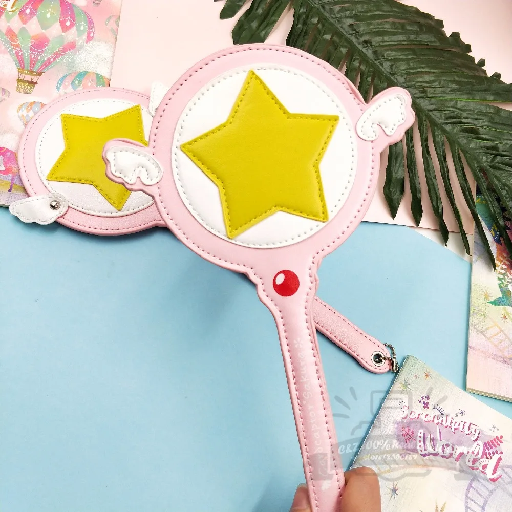 Чехол для карт Cardcaptor Sakura волшебная палочка из искусственной кожи держатель
