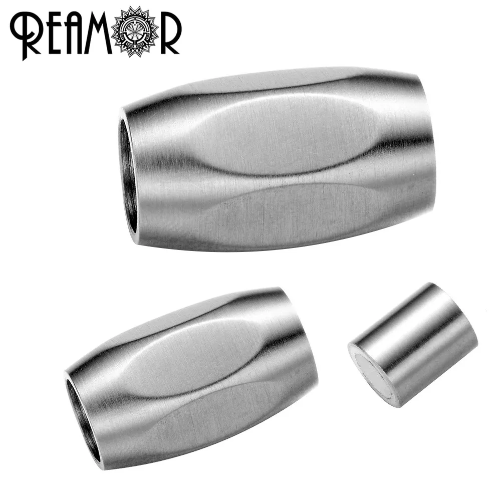 REAMOR 8mm Stainless Steel Strong Magnetic Clasp Jewelry Findings Fit Leather Bracelet Buckle DIY Jewelry Making Accessories
REAMOR 8mm Stainless Steel Strong Magnetic Clasp Jewelry Findings Fit Leather Bracelet Buckle DIY Jewelry Making Accessories