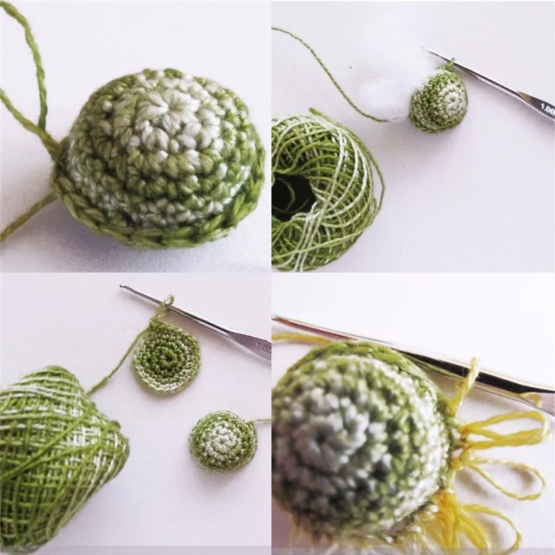 Looen 12pcsset Small Size Crochet Hooks Set Mix Sizes 0.6-1.9mm Knitting Needles For Yarn Weave Tools Lace Crochet Needles Set (4)