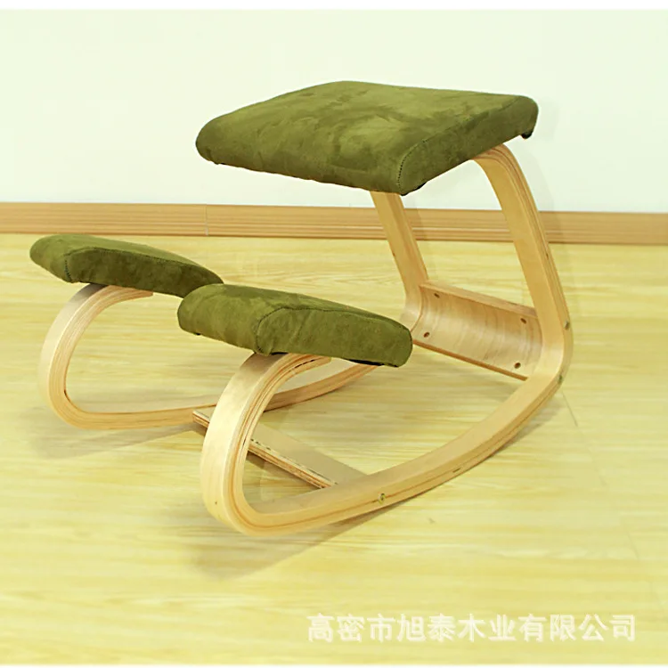 Hot Sale Ergonomic Kneeling Chair Stool Rocking Wooden Kneeling Computer Posture Chair Design Correct Posture Anti-myopia Chair 
Hot Sale Ergonomic Kneeling Chair Stool Rocking Wooden Kneeling Computer Posture Chair Design Correct Posture Anti-myopia Chair