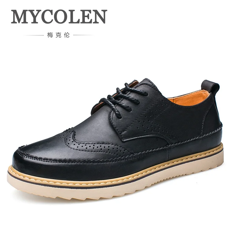 MYCOLEN New Fashion Retro Men Dress Shoes Business Brogue Shoes Leather Lace-Up Formal Luxury Brand Man Shoes Chaussure
MYCOLEN New Fashion Retro Men Dress Shoes Business Brogue Shoes Leather Lace-Up Formal Luxury Brand Man Shoes Chaussure