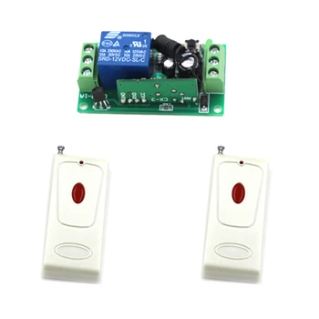 Home 2Transmitters +1Receiver Radio Remote Control Switch White Shell +Red Button Wireless Smart Switch 315/433
Home 2Transmitters +1Receiver Radio Remote Control Switch White Shell +Red Button Wireless Smart Switch 315/433