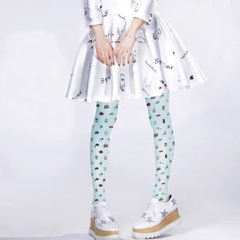 Princess sweet lolita pantyhoseSpring through flesh velvet cute cartoon printing pantyhose LKW85
Princess sweet lolita pantyhoseSpring through flesh velvet cute cartoon printing pantyhose LKW85