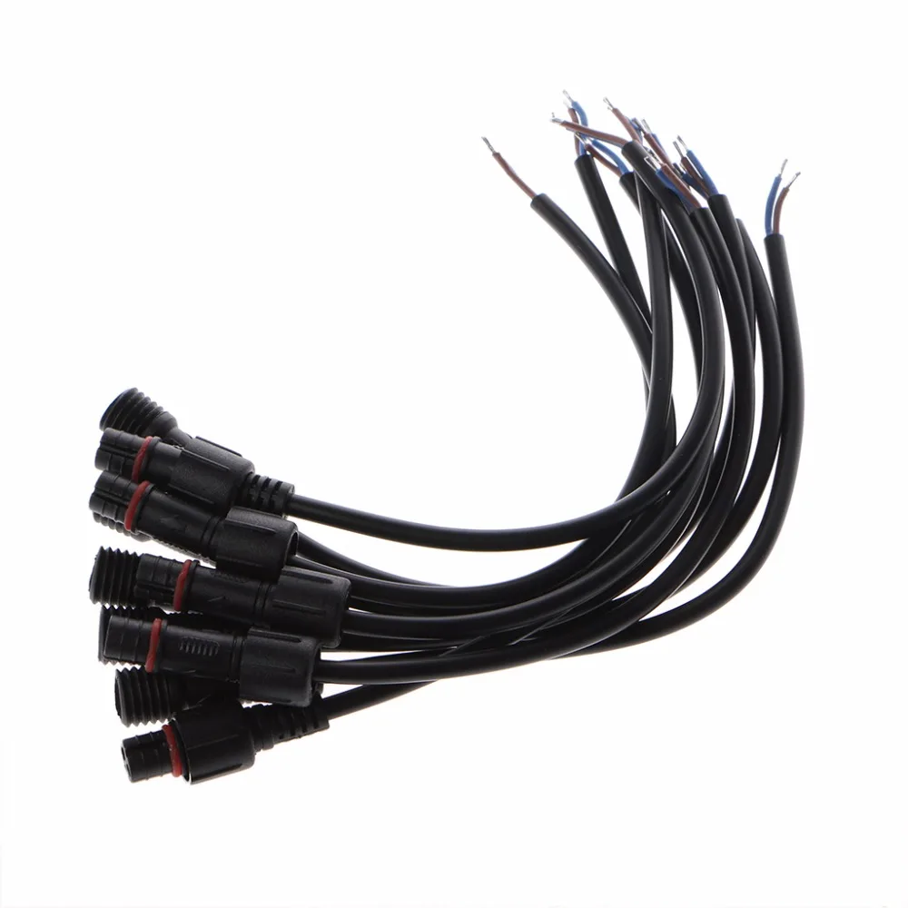 5 Pairs 2 Pin Male to Female Connector Waterproof Cable For Single Color LED Strips Light Wire Quick Connectors
5 Pairs 2 Pin Male to Female Connector Waterproof Cable For Single Color LED Strips Light Wire Quick Connectors