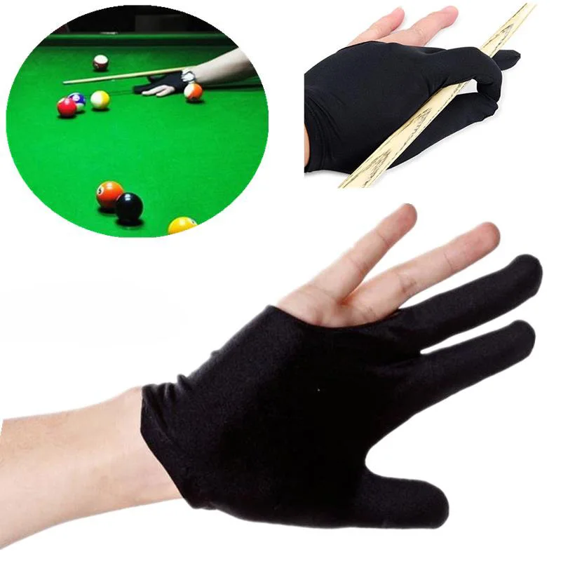 10 Billiards Pool Snooker 3 Fingers Gloves