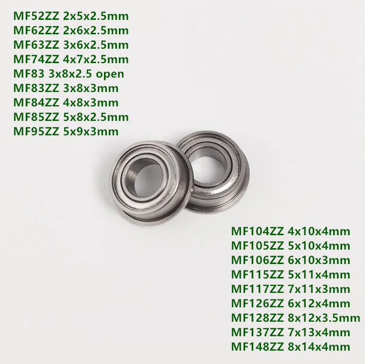 50pcs MF52ZZ MF62ZZ MF63ZZ MF74ZZ MF83ZZ MF84ZZ MF95ZZ MF104ZZ MF105ZZ MF115ZZ MF126ZZ MF137ZZ MF148ZZ miniature flange bearing
50pcs MF52ZZ MF62ZZ MF63ZZ MF74ZZ MF83ZZ MF84ZZ MF95ZZ MF104ZZ MF105ZZ MF115ZZ MF126ZZ MF137ZZ MF148ZZ miniature flange bearing