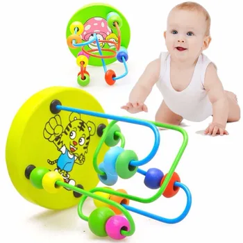 Baby Kids Classic montessori Wooden Toys Wooden Circles Bead Wire Maze Roller Coaster Early Educational Wood Puzzles Kid Toy J11
Baby Kids Classic montessori Wooden Toys Wooden Circles Bead Wire Maze Roller Coaster Early Educational Wood Puzzles Kid Toy J11
