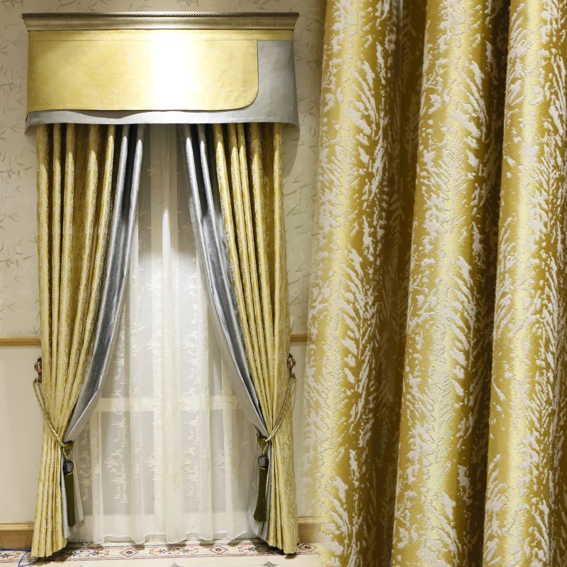 Custom curtains nordic Jacquard splice cotton modern gold line cloth bedroom cloth blackout curtain tulle valance drape M674
Custom curtains nordic Jacquard splice cotton modern gold line cloth bedroom cloth blackout curtain tulle valance drape M674