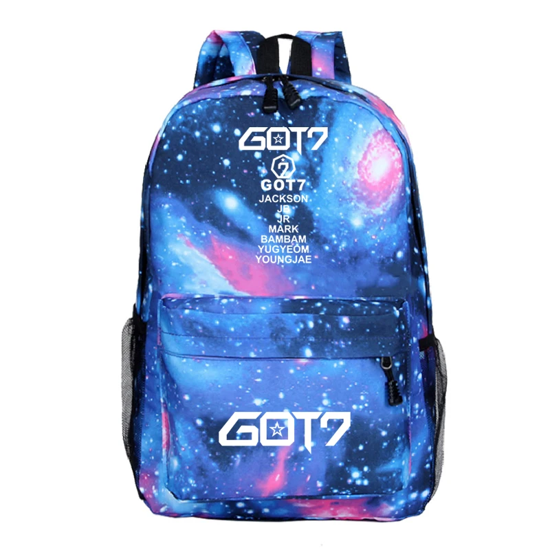 Рюкзак GOT7 для студентов, сумки для мальчиков и девочек, модный школьный ранец с новым рисунком, повседневный рюкзак для подростков, Сумка для колледжа, дорожная сумка, рюкзак
Рюкзак GOT7 для студентов, сумки для мальчиков и девочек, модный школьный ранец с новым рисунком, повседневный рюкзак для подростков, Сумка для колледжа, дорожная сумка, рюкзак